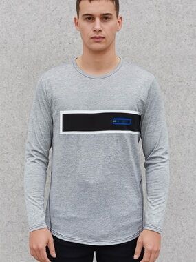 Brooklyn Standard Men's XL Long Sleeve Active T-Shirt Reflective Accent